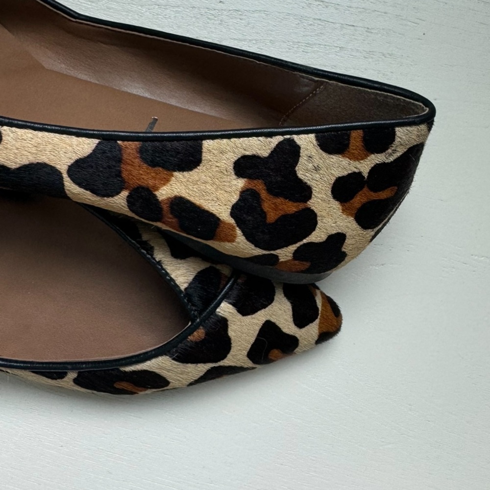French Sole/NY Peppy Animal Print Calf Hair Flats - Picture 8 of 16
